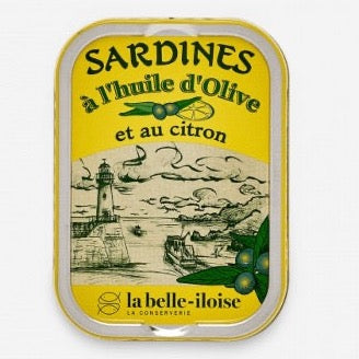 Sardines à l'huile d'olive et au citron